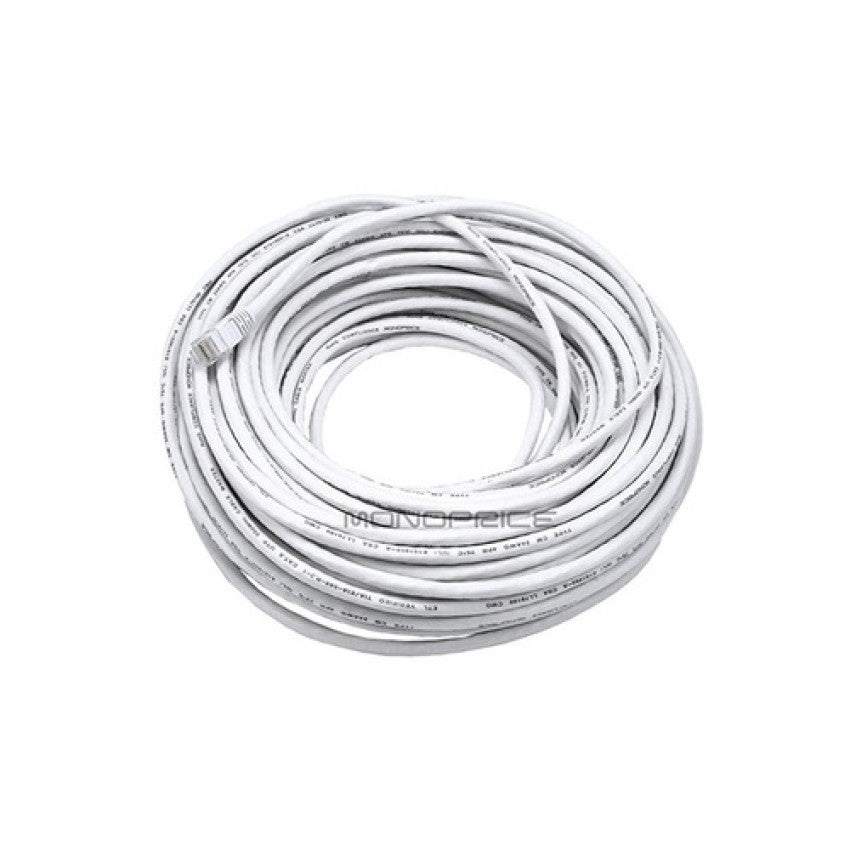 Monoprice Cat5e Utp Patch Cable_ 100ft White (148)