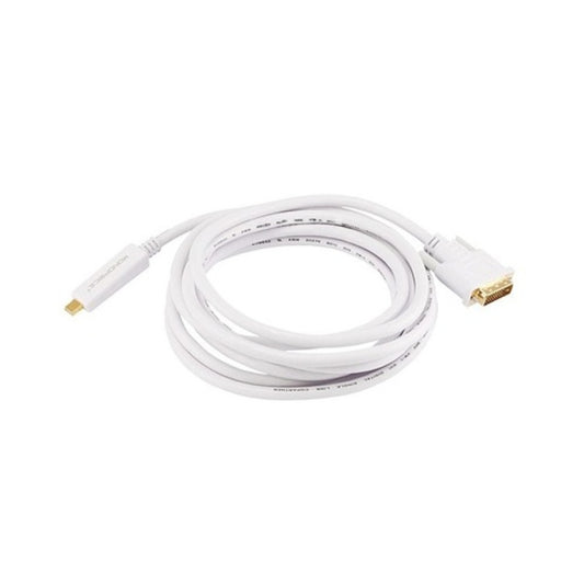 Monoprice Mini Displayport To Dvi Cable-white 10ft (6000)