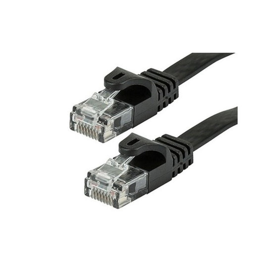 Monoprice Cat5e Flat Patch Cable_ 100ft Black (9557)