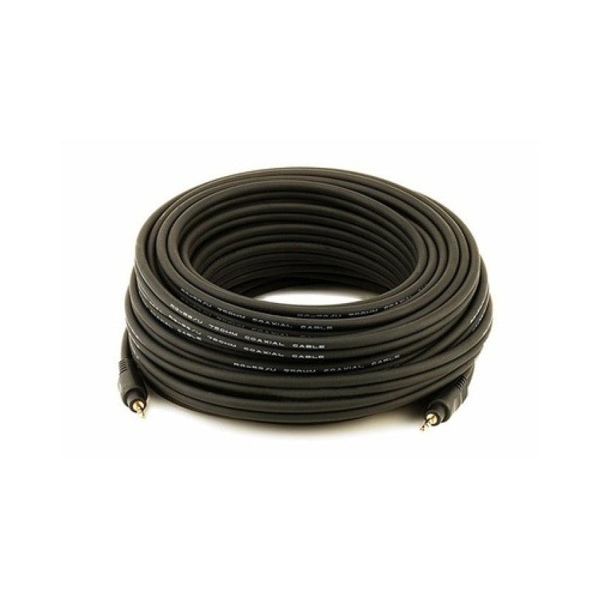 Monoprice Stereo M To Stereo M Cable 50ft - Black (5583)