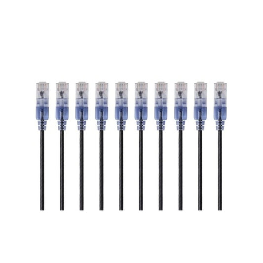 Monoprice Slim Cat6a Cable - 10pk_ 5ft Black (15157)