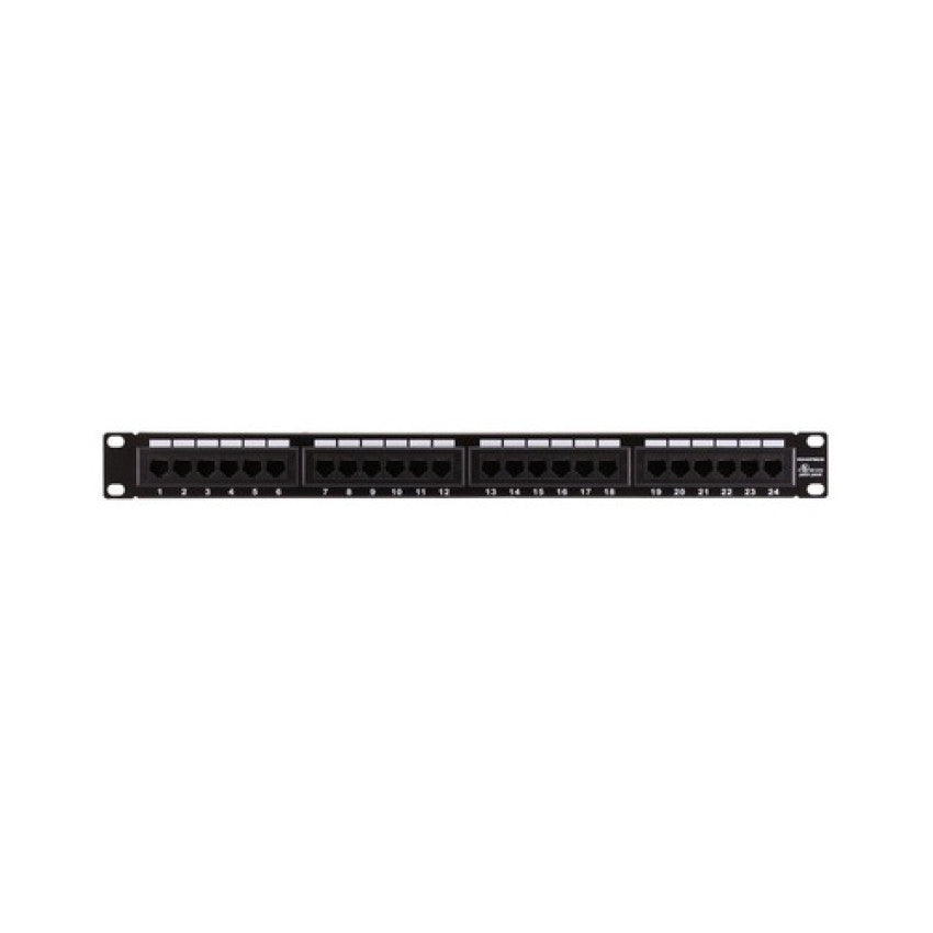 Monoprice Cat6 Patch Panel 110 Type 24 Port (7253)