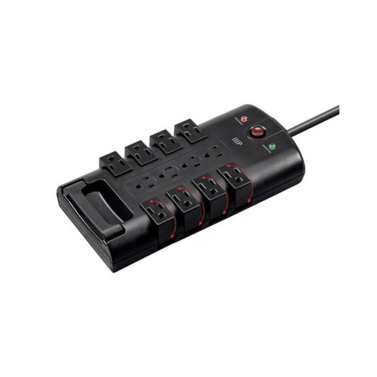 Monoprice Rotating Power Block 10ft - 12 Outlet (15874)