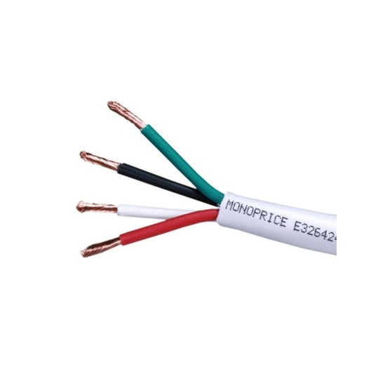 Monoprice Speaker Wire 16awg Cl2 4-conductor_100 (4041)