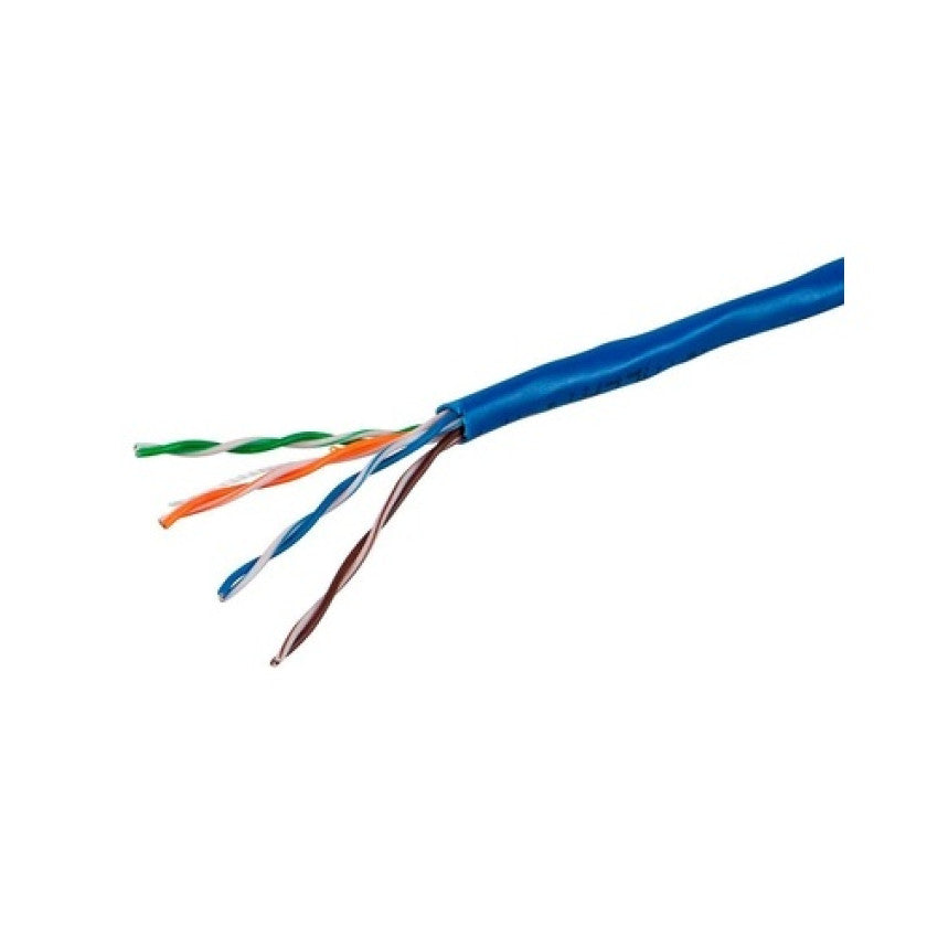 Monoprice Cat5e Utp Solid (cmr) - Blue 1000ft (12757)