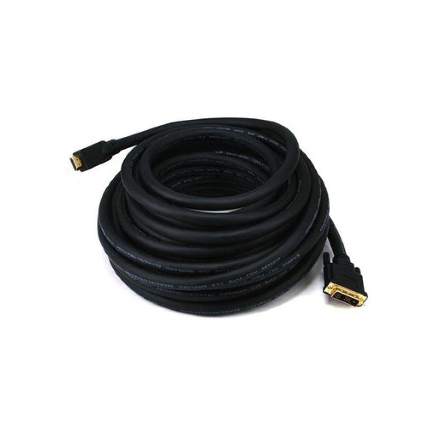 Monoprice Hdmi To Dvi Adapter Cable - Black 50ft (2810)