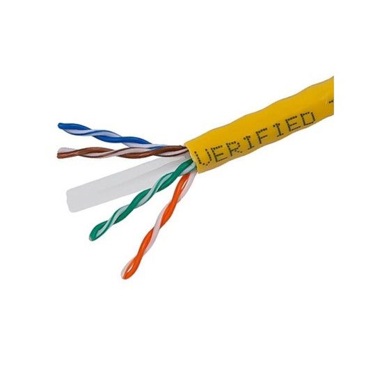 Monoprice Cat6 Utp Solid (cmr)1000ft - Yellow (8109)