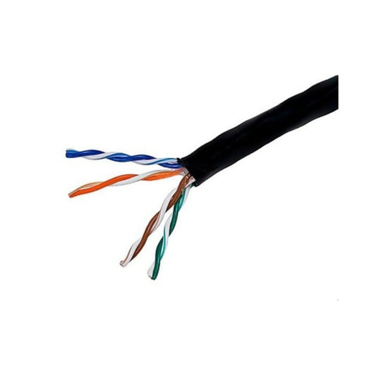 Monoprice Cat5e Utp Stranded (cm)1000ft - Black (886)
