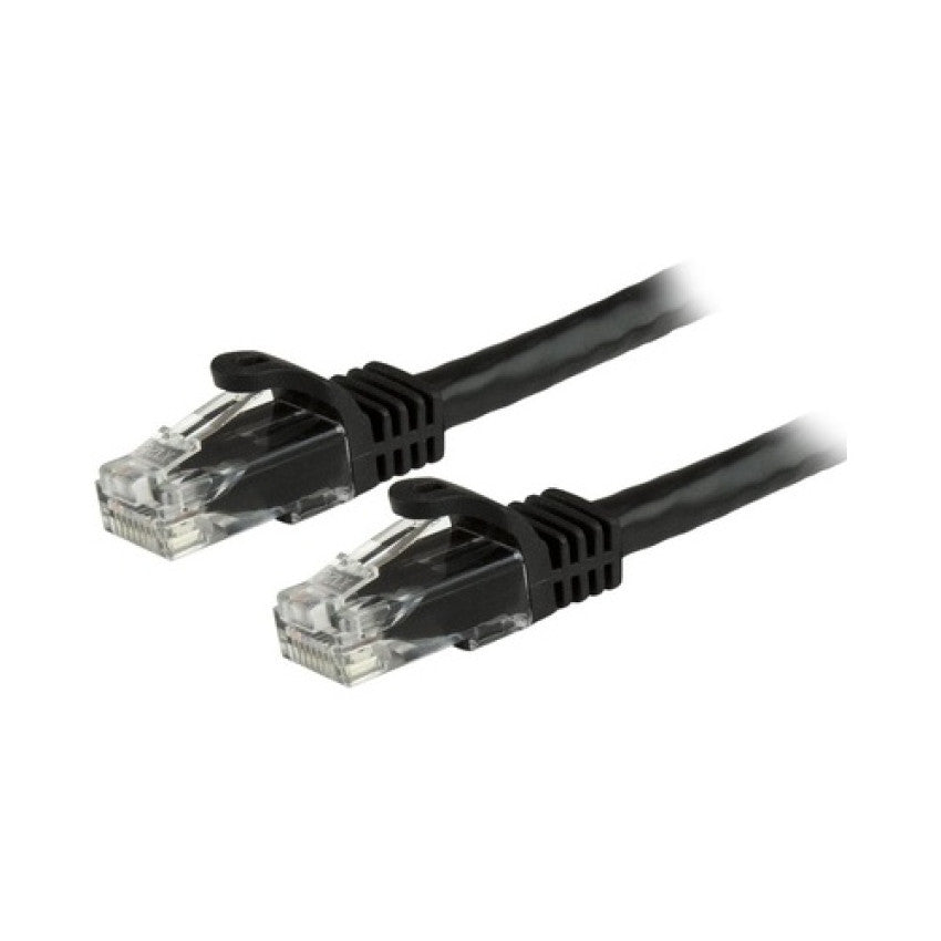 StarTech 1ft Cat6 Ethernet Cable Black 100w Poe (N6PATCH1BK)