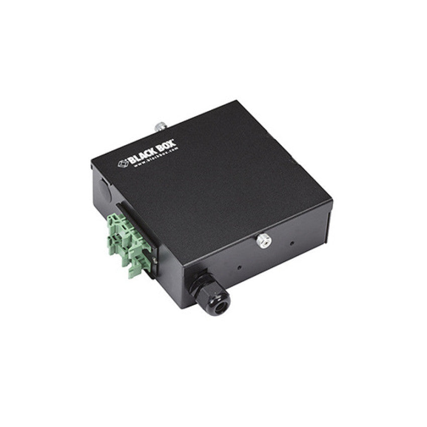 Black Box Wallmount Mini Din Rail Fiber Enclosure - 1-slot Adapter (JPM398A)