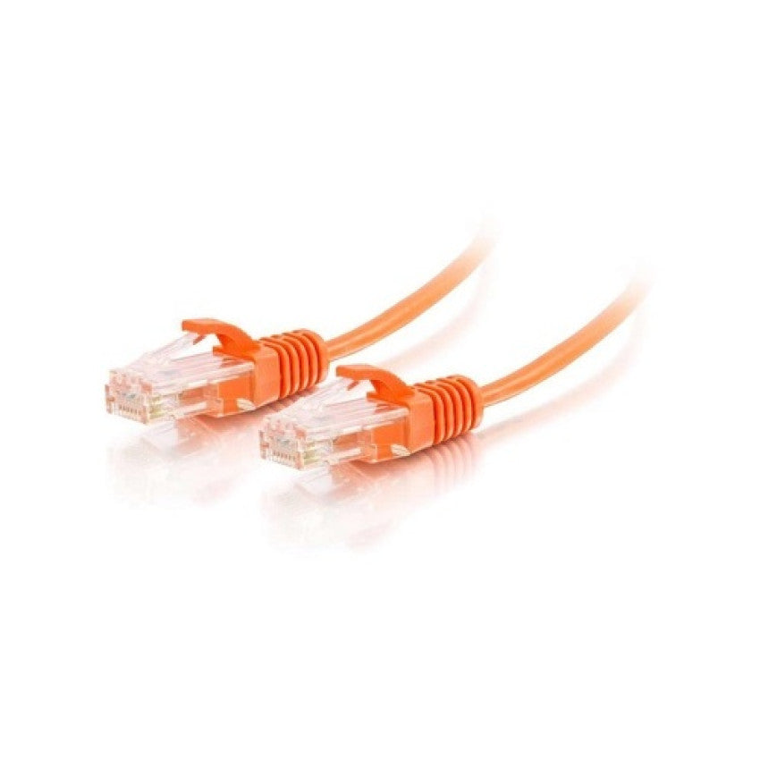 C2G 10ft Slim Cat6 Cable Utp Orange (01179)