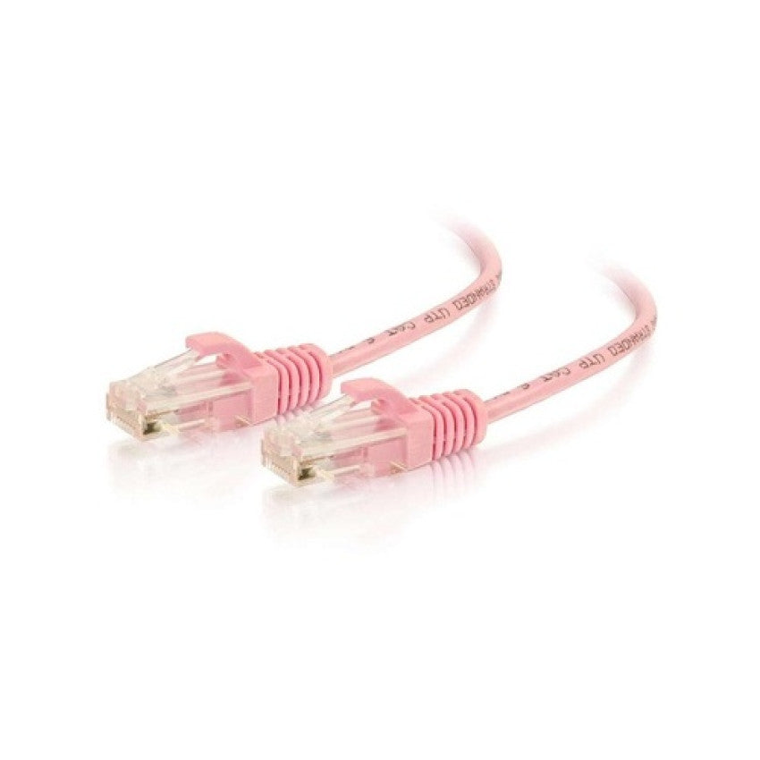 C2G 1ft Slim Cat6 Cable Utp Pink (01190)