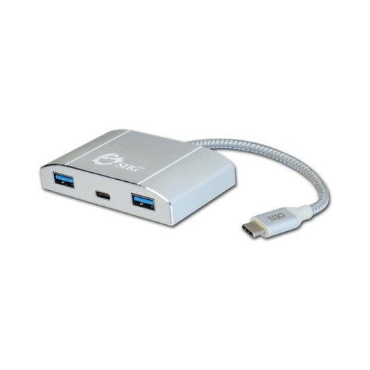 SIIG Usb C To 4 Port Usb 3.0 Hub With Pd Char (JUH30C11S1)