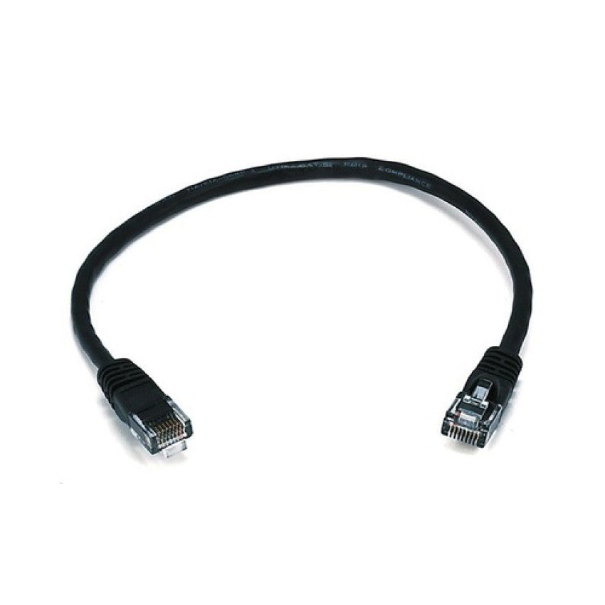 Monoprice Cat6 Utp Ethernet Cable_ 1ft Black (2288)