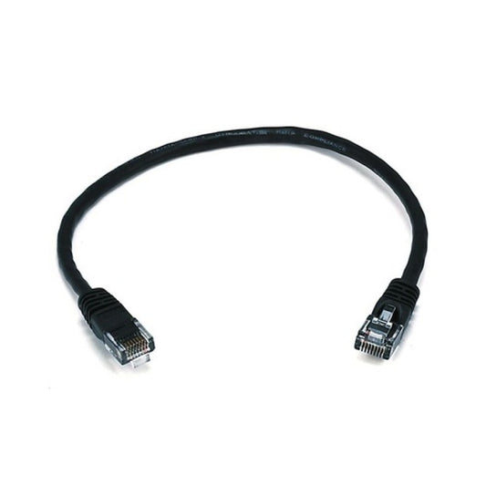 Monoprice Cat6 Utp Ethernet Cable_ 1ft Black (2288)