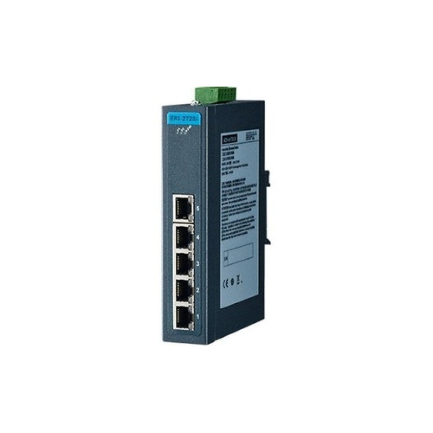 B+B Smartworx 5-port Gbe Unmanaged Ethernet Switch, -4 (EKI2725ICE)