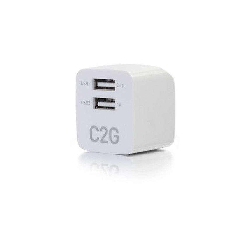 C2G Ac To 2-port Usb Adapter (22322)