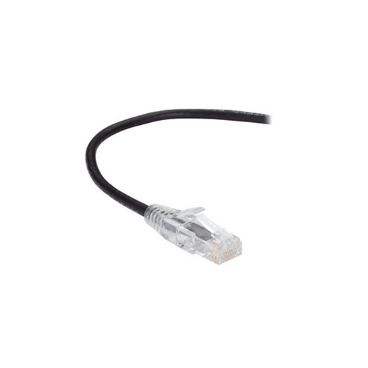 Black Box Cat6a 500-mhz Snagless 28awg Stranded Ethernet Patch Cable - Unshielded (utp), Cm Pvc (rj45 M/m), Black, 1-ft. (0.3-m) (C6APC28BK01)