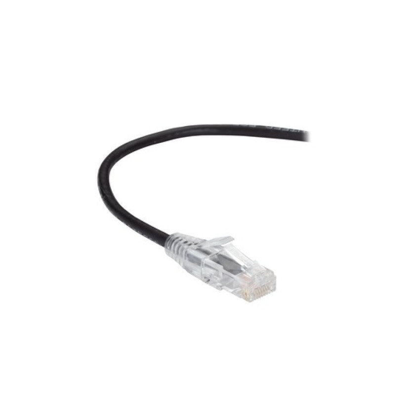 Black Box Cat6a 500-mhz Snagless 28awg Stranded Ethernet Patch Cable - Unshielded (utp), Cm Pvc (rj45 M/m), Black, 4-ft. (1.2-m) (C6APC28BK04)