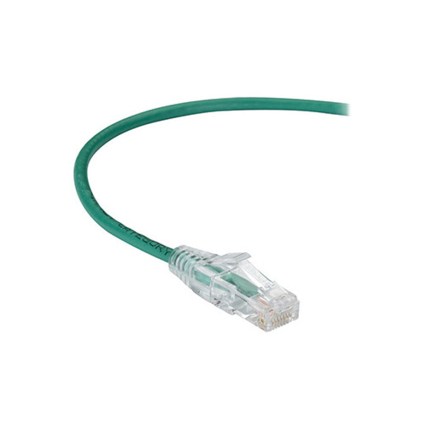 Black Box Cat6a 500-mhz Snagless 28awg Stranded Ethernet Patch Cable - Unshielded (utp), Cm Pvc (rj45 M/m), Green, 7-ft. (2.1-m) (C6APC28GN07)