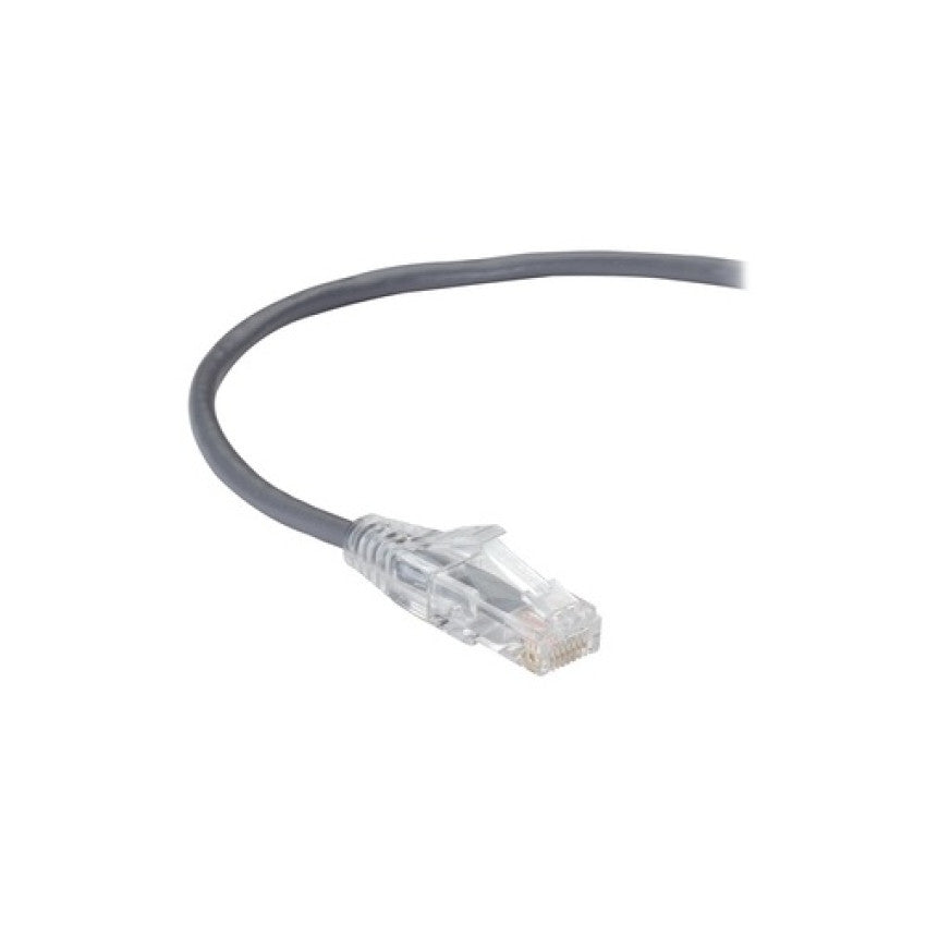 Black Box Cat6a 500-mhz Snagless 28awg Stranded Ethernet Patch Cable - Unshielded (utp), Cm Pvc (rj45 M/m), Gray, 1-ft. (0.3-m) (C6APC28GY01)