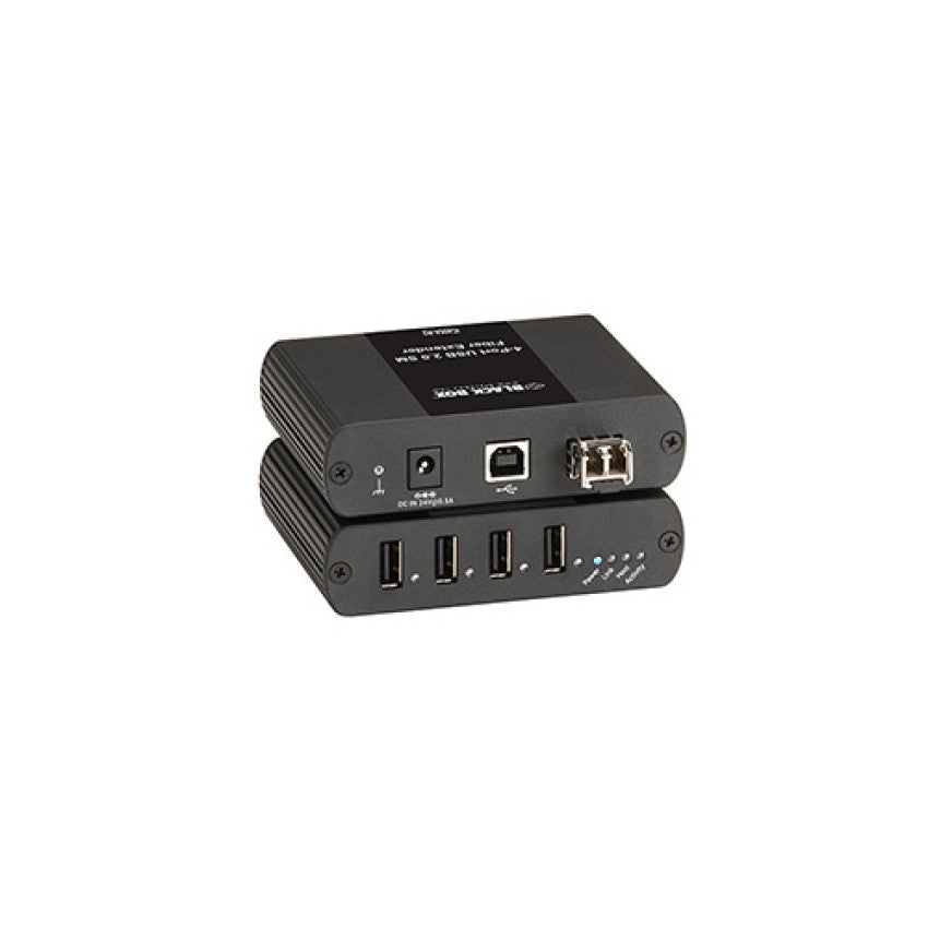 Black Box Usb Extender - Single-mode Fiber, 4-port (IC406AR2)