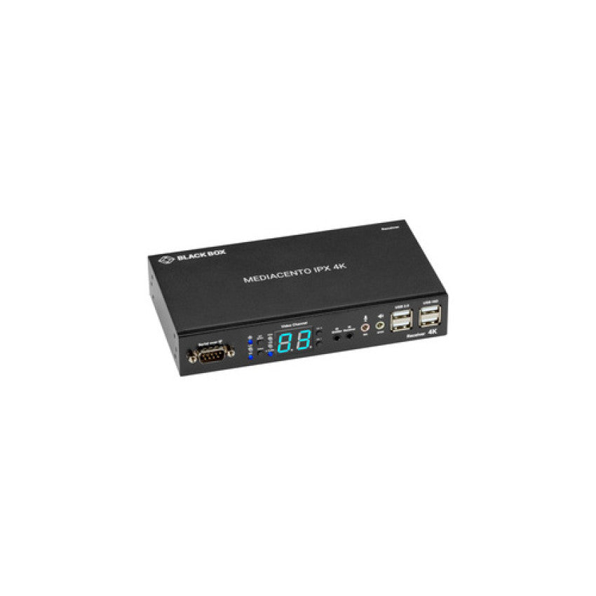 Black Box 4k Receiver - Hdmi, Usb, Serial, Ir, Audio, Gsa, Taa (VXHDMI4KIPRX)