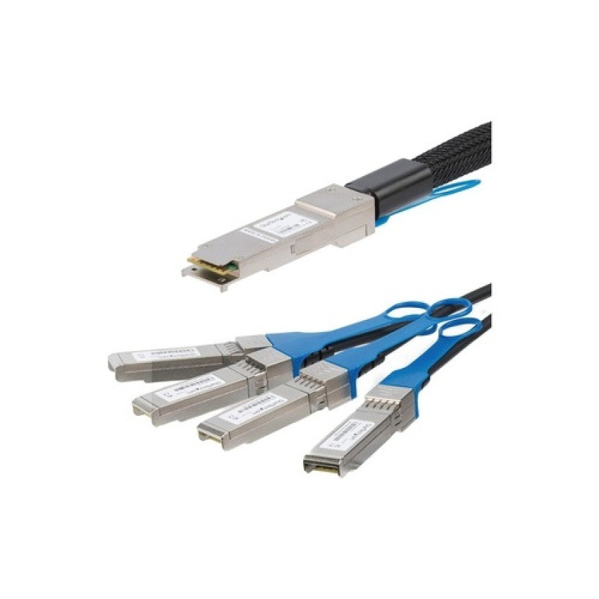 StarTech 1m 40g Qsfp+ To 4x Sfp+ Breakout Dac Msa (QSFP4SFPPC1M)