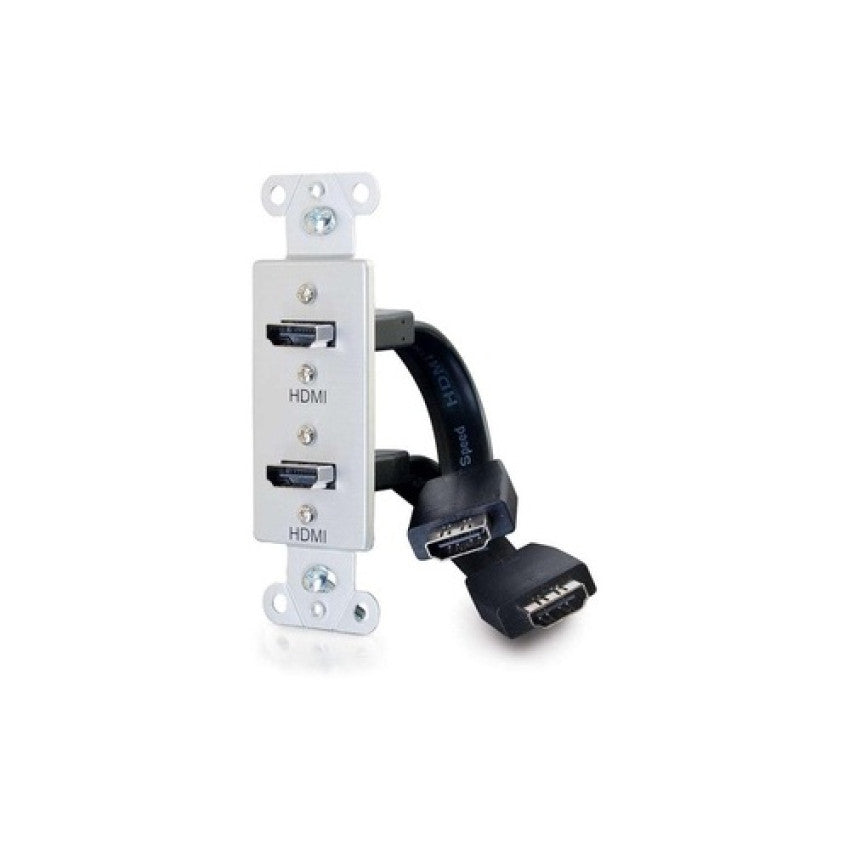 C2G Dual Hdmi Pass Through Wall Plate (39875)