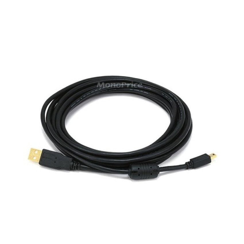 Monoprice Usb 2 A M To Mini-b Male 28/24awg 15ft (5450)