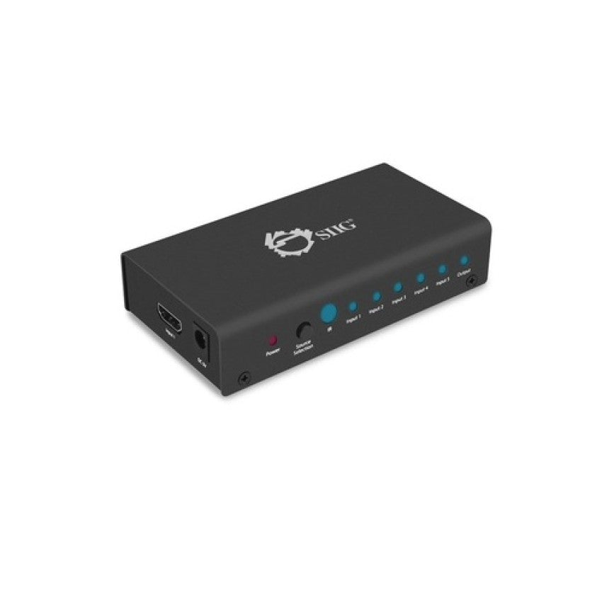 SIIG 5x1 Hdmi Switch 4k, Support Remote (CEH23012S1)