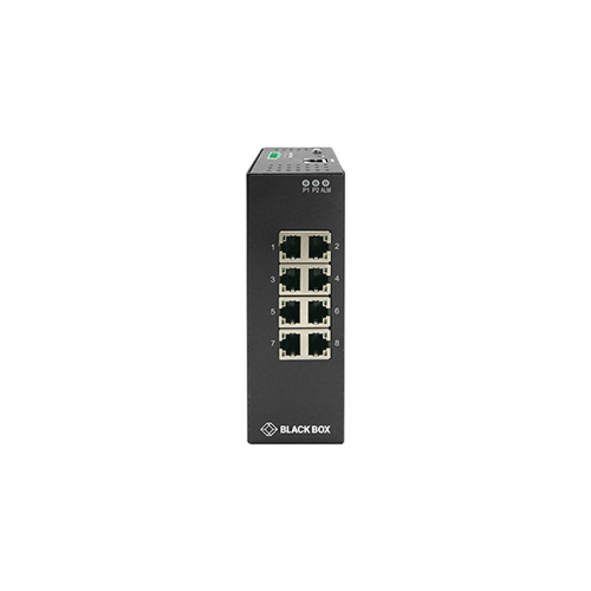 Black Box Gigabit Ethernet (1000-mbps) Extreme Temperature Managed Switch - (8) 10/100/1000-mbps Copper Rj45, Gsa, Taa (LIG1080A)