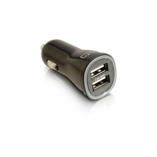 C2G 2 Port Usb Car Charger 5v 2.4a Smart Ic (21070)