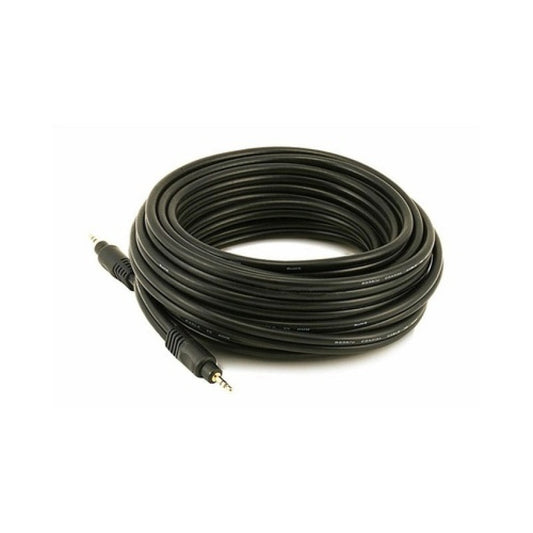 Monoprice Stereo M To Stereo M Cable 25ft - Black (5581)
