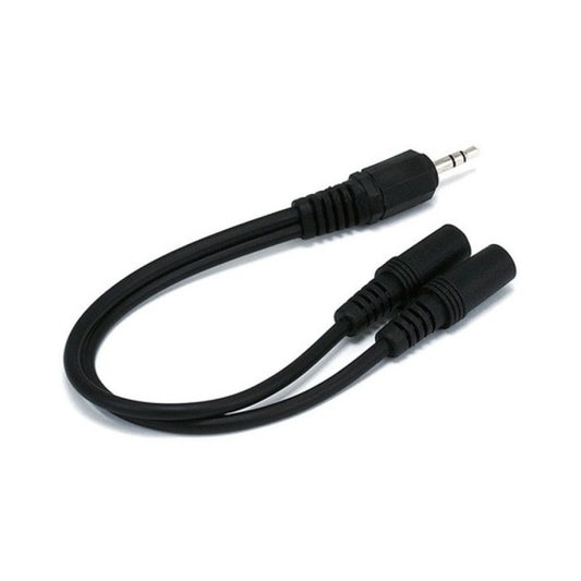 Monoprice Stereo Plug/two Stereo Jack Cable 6in (667)