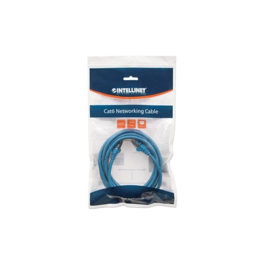 Intellinet 10ft. Blue, Cat6a Patch Cable (741491)