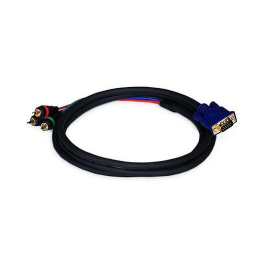 Monoprice Vga To 3 Rca Cpnt Video Cable 6ft (2170)