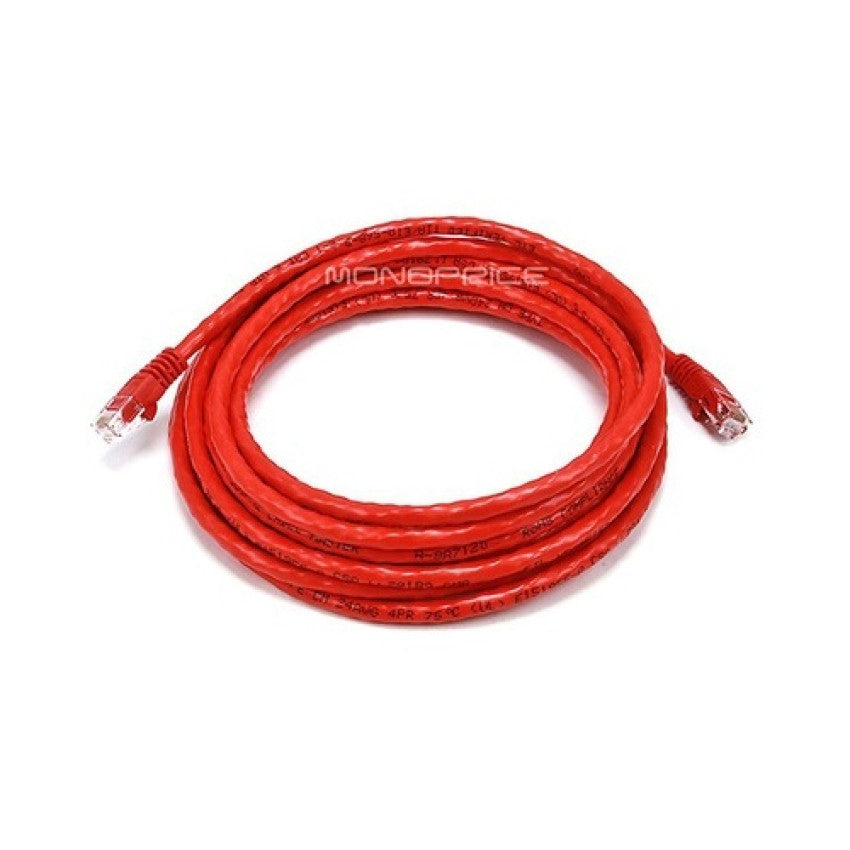 Monoprice Cat6 500mhz Crossover 14ft - Red (2383)