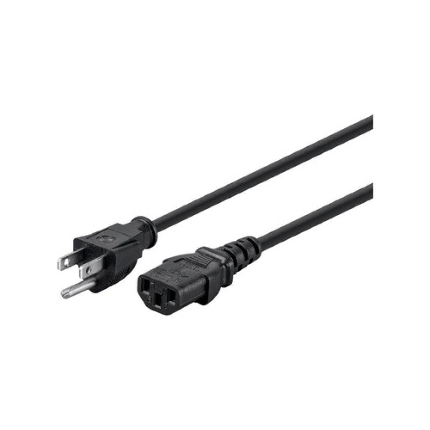 Monoprice Power Cord W/ 3 Cond C13/5-15p) - Blk 3 (5284)