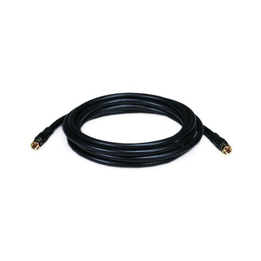 Monoprice Rg6 75ohm_coax W F Type10ft - Black (6313)