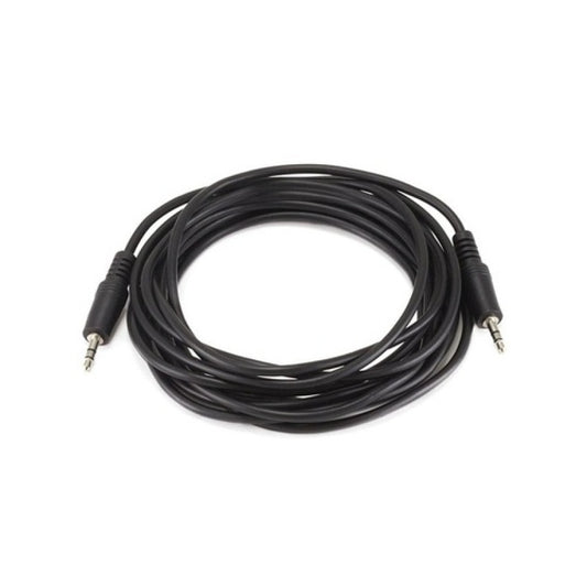 Monoprice Stereo Plug/plug M/m Cable - Black 12ft (645)