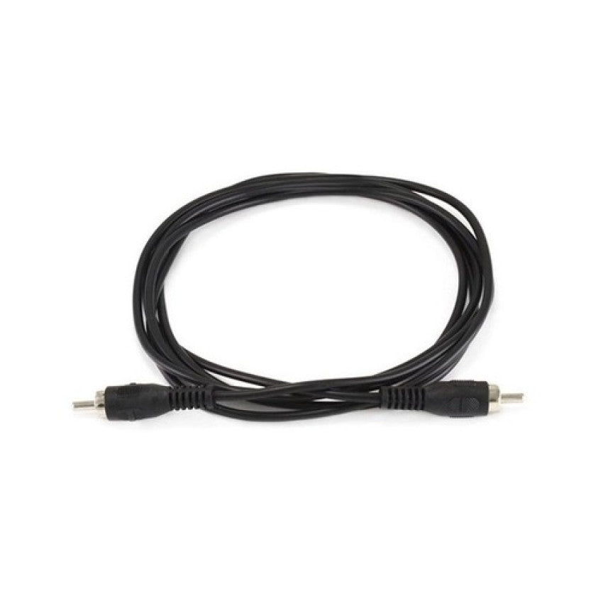 Monoprice Rca Plug/plug M/m Cable - Black 6ft (653)