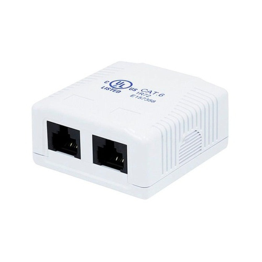 Monoprice Surface Mount Box Cat6 Double (7093)