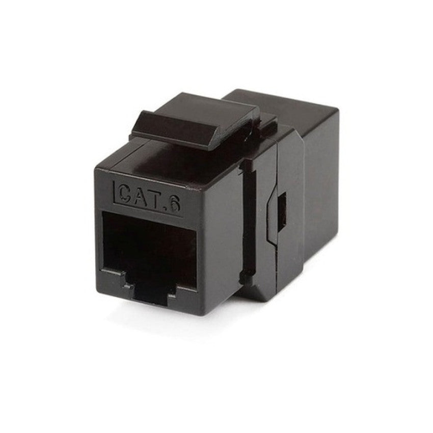 Monoprice Cat6 Inline Coupler Keystone Jack - Blak (7297)