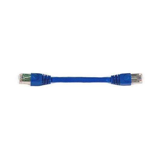 Monoprice Cat6a 24awg Stp Cable_ 6-inch Blue (8600)