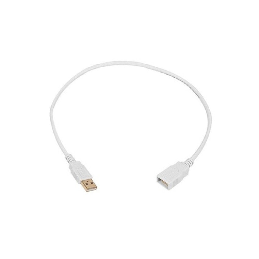 Monoprice Usb 2.0 A M To A F Cable 1.5ft - White (8604)