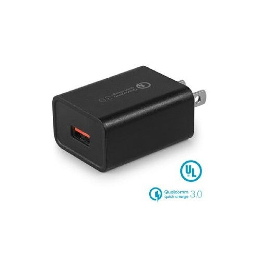 Cellairis Wall Qc Dual Usb-a 3.0a Blk (040150042)