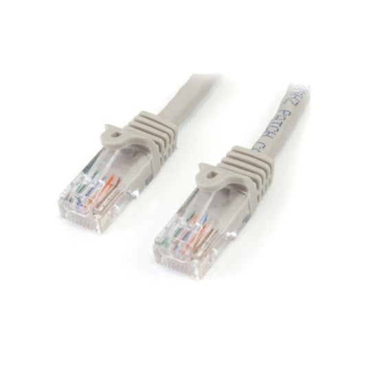 StarTech 1ft Gray Cat5e Snagless Patch Cable (45PATCH1GR)