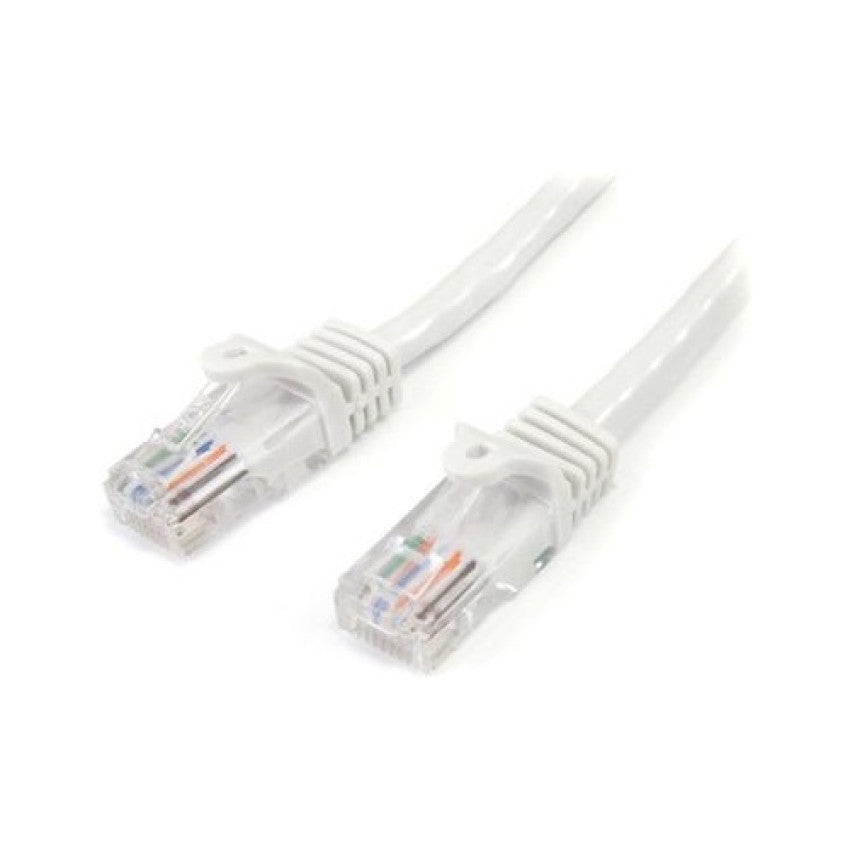 StarTech 25ft White Snagless Cat5e Patch Cable (45PATCH25WH)