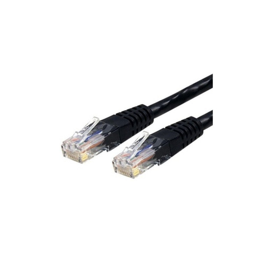 StarTech 2ft Cat6 Ethernet Cable Black Cat 6 Poe (C6PATCH2BK)